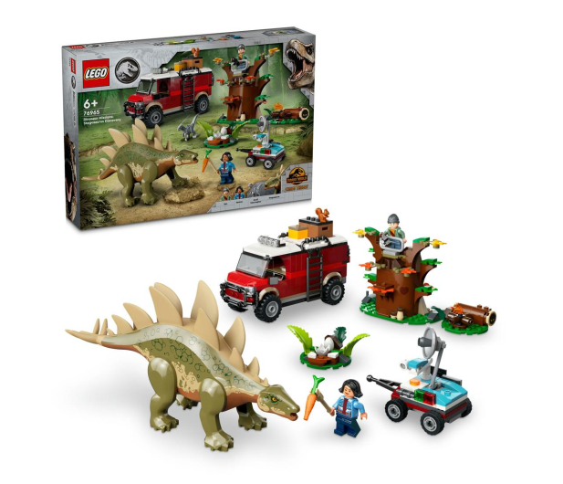 LEGO Jurassic World 76965 Dinomisje: odkrycie stegozaura - 1266189 - zdjęcie 4